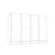 Lockers 4 Doors - Bank of 1 x high & 4 x Wide